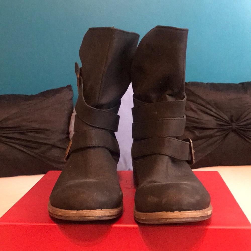 Crown Vintage motorcycle boot